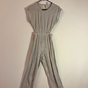 Zara Striped Cutout Jumpsuit For Girls Size !3-14